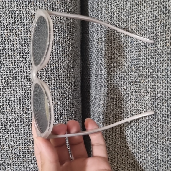 ASOS Cateye Sunglasses Gray/Glitter - Picture 5 of 6